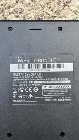 Razer Power Up Bundle V2 Teclado Gaming