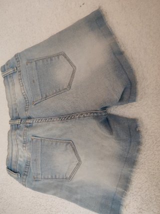 Shorts vaqueros niña con pedrería T12 años