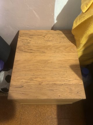 Mesita de noche MALM Ikea madera
