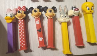 Colección 19 Figuras PEZ Personajes