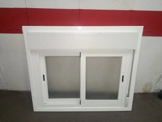 Ventana Aluminio Blanca Corredera