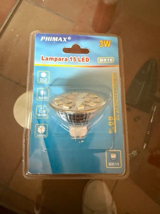 Bombilla LED GU10 3W Luz Blanca