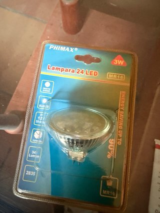 Bombilla LED GU10 3W Luz Blanca