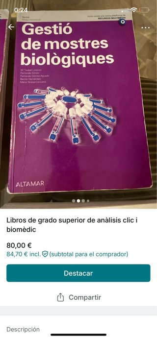 Llibres grau superior d analisi clinic i biomedic