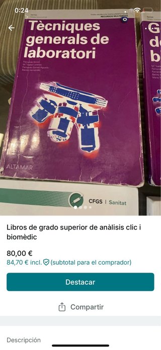Llibres grau superior d analisi clinic i biomedic