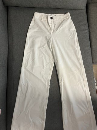 Pantalón blanco ancho