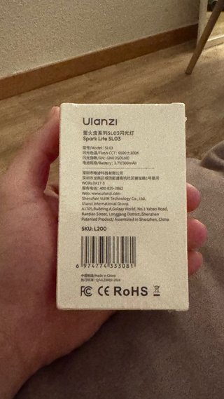 Ulanzi Spark Lite SL03 Luz LED compacta