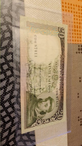 4 Billetes Portugueses Escudos