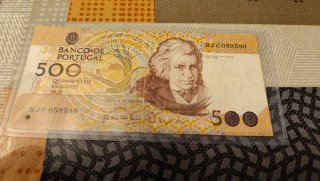 4 Billetes Portugueses Escudos