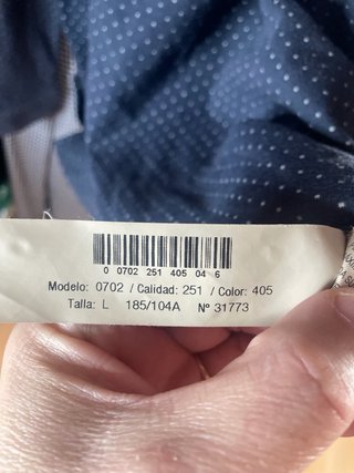 Polo Massimo Dutti azul con puntos blancos