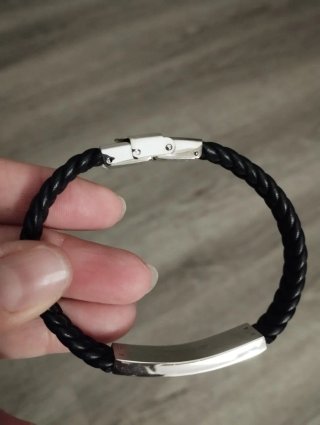 Pulsera Viceroy Cuero Trenzado con Diamante