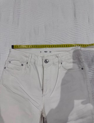 Vaqueros Mango Blancos