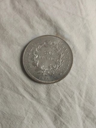 Moneda 50 Francos Plata Francia 1978