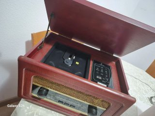 Radio Elta CD Vintage Marrón