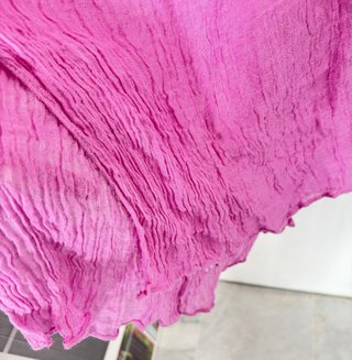 Vestido Zara Lino Rosa