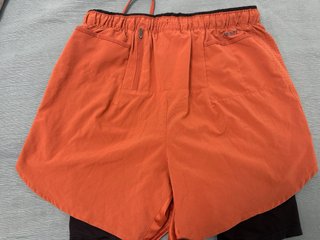 New Balance Shorts 2 en 1 Running Naranja