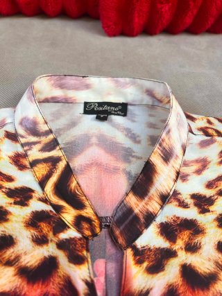 Camicia Blusa Donna Animalier Floreale