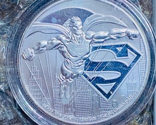 Moneda Plata 1 Oz Superman