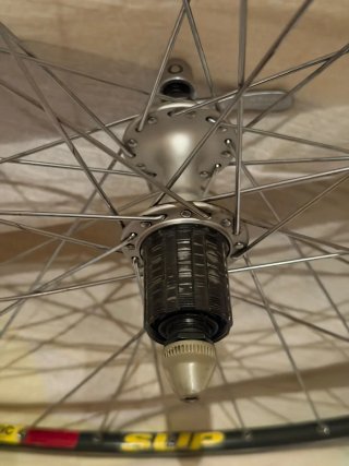 Llanta Trasera Mavic open sup cd Shimano fh-1055
