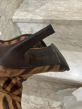 Stivali in vera pelle marroni