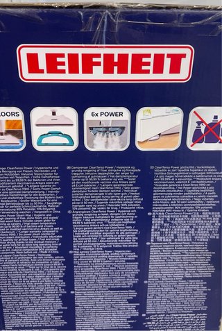 Mopa a vapor Leifheit CleanTenso Power nueva