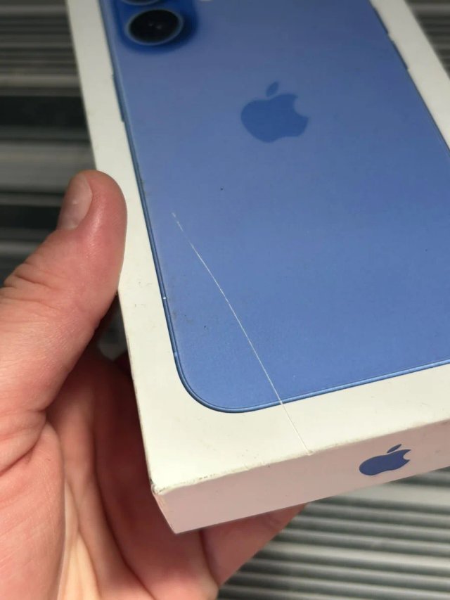 Caja vacía para iPhone 16 Ultramarine 256 Gb