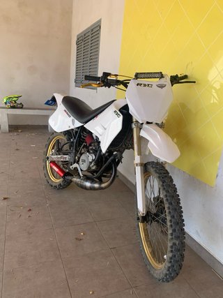 Rieju RR Enduro/Motocross Blanca y Dorada