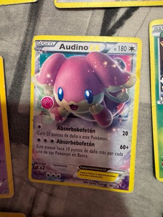 Lote Cartas Pokémon Antiguas Munna, Cinccino, Audi