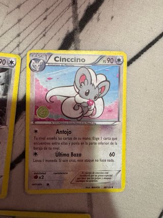 Lote Cartas Pokémon Antiguas Munna, Cinccino, Audi