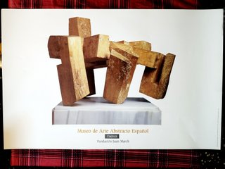 Cartel Chillida Abesti Gogora IV Museo Arte Abstra