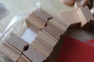 Kit Sellos Madera Goma Tinta + Bloques