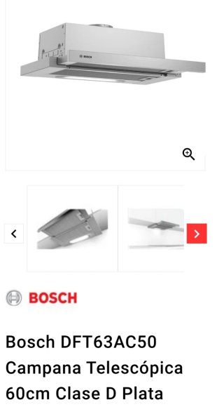 Campana Extractora Bosch DFT63AC50 60cm
