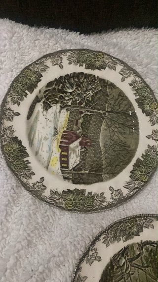 3 Platos Johnson Bros Cerámica