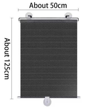 Pack 2 Estores Enrollables Solares Ventosas