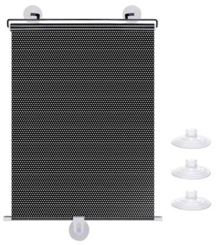 Pack 2 Estores Enrollables Solares Ventosas