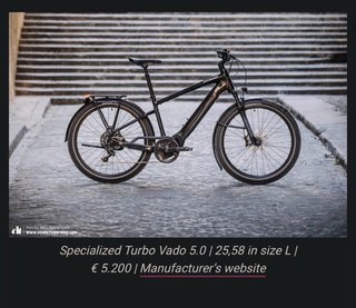 Bicicleta Eléctrica Specialized Con t solo 365 km
