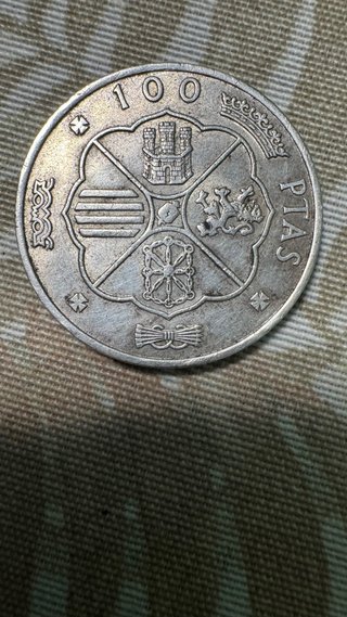 Moneda 100 Pesetas Plata 800 Franco 1966