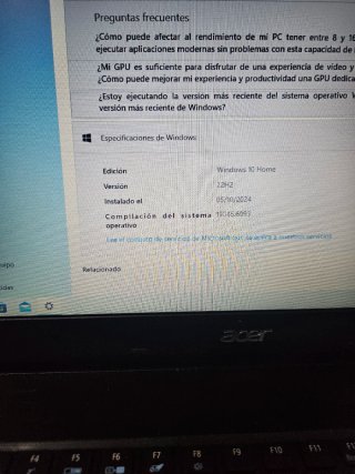 Ordenador portátil Acer negro