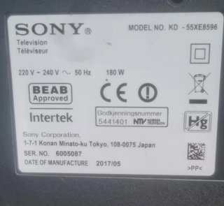 Sony 55 pulgadas Smart TV 4K UHD WiFi/Bluetooth