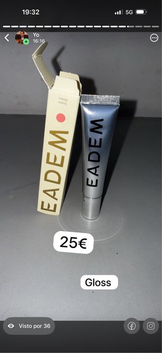 EADEM Gloss Plateado