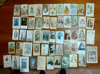 Lotto Santini Religiosi Antichi