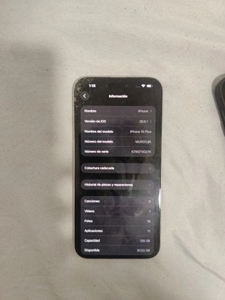 iPhone 15 Plus Negro/Gris