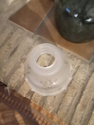 Pantalla de cristal para lámpara