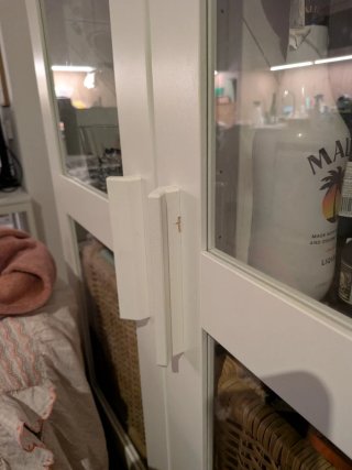 Vitrina Brimnes Ikea Blanca