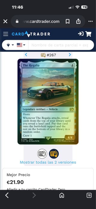 The Regalia - Magic The Gathering