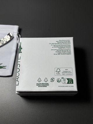 Pulsera Lacoste Plata Nueva