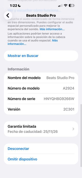 Beats Studio Pro Auriculares Inalámbricos  G9266W