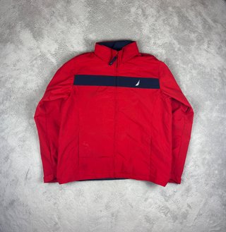 Chaqueta Nautica Roja Talla XL Vintage (12-14)