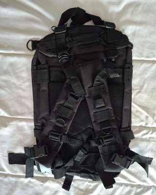 Mochila Táctica Negra Gran Capacidad