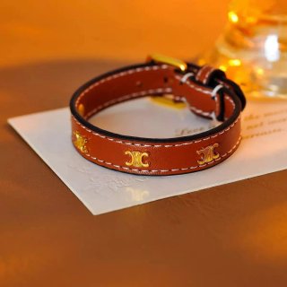 Bracciale Celine Marrone e Dorato